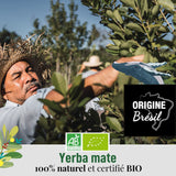 ORIGEENS BIO YERBA MATE MET MUNT EN CITROEN 200 G - Versheid I Ongebrande Bio Yerba Mate, bladeren, zonder stengels en stof