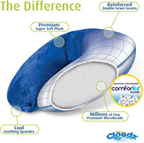 Cloudz Microbead reisnekkussen, grijs Naty Shop reiskussens