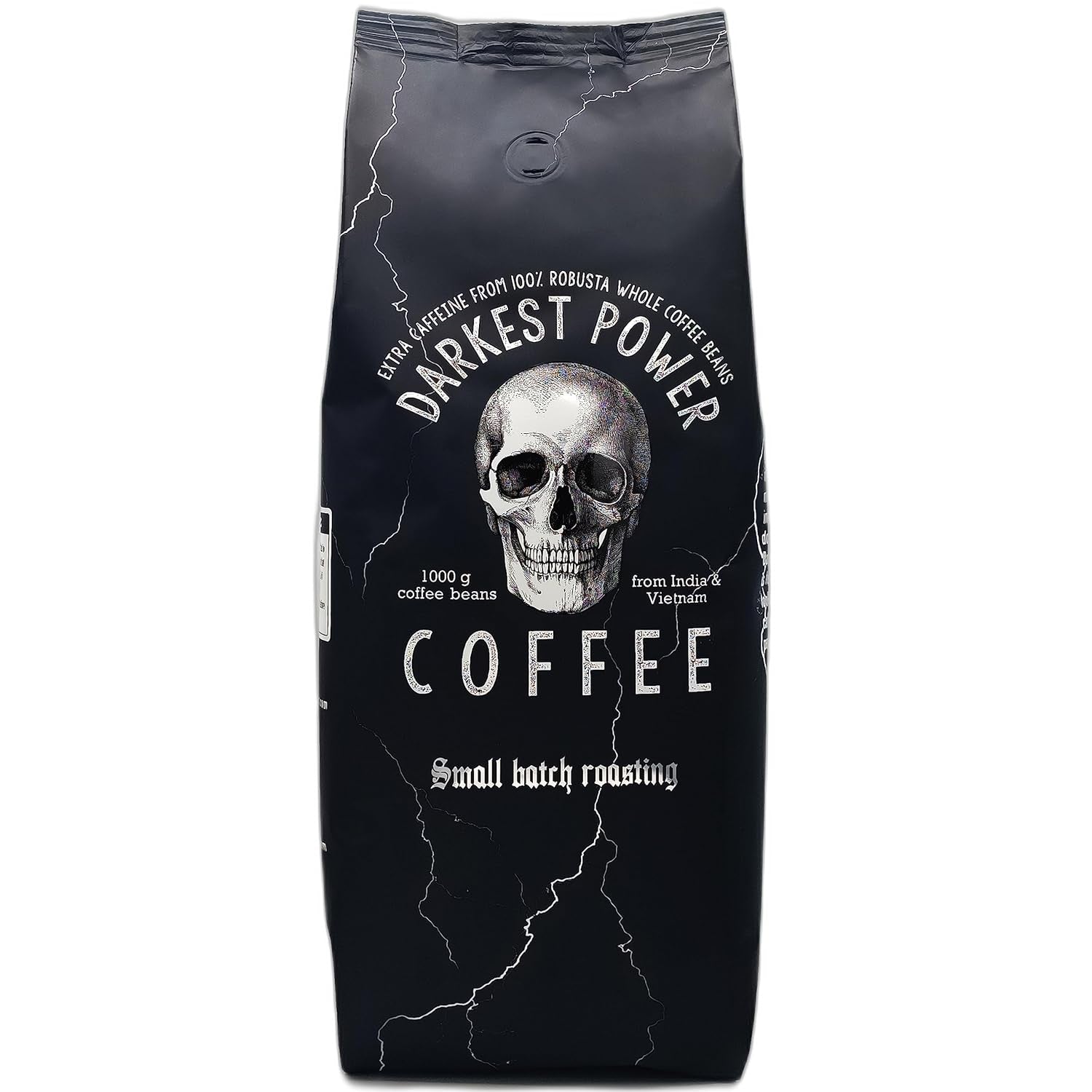 | Kaffeebohnen extra sterk | Espresso 100% Robusta | viel Kaffein wenig Säure | 1000g ganze Kaffee Bohnen | geigeint für Volautomatisch | met Zufriedenheitsgarantie