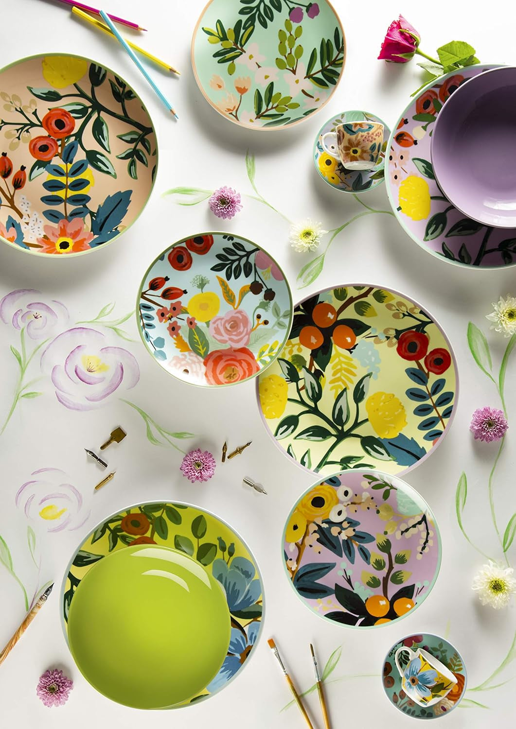 Excelsa servies, 18 delig, Bloemen Frida