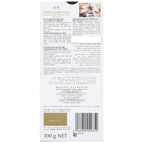 Lindt Excellence 78 procent cacaoreep - Cacao-intensiteit persistentie Veganistische reep 100 g Ideaal cadeau