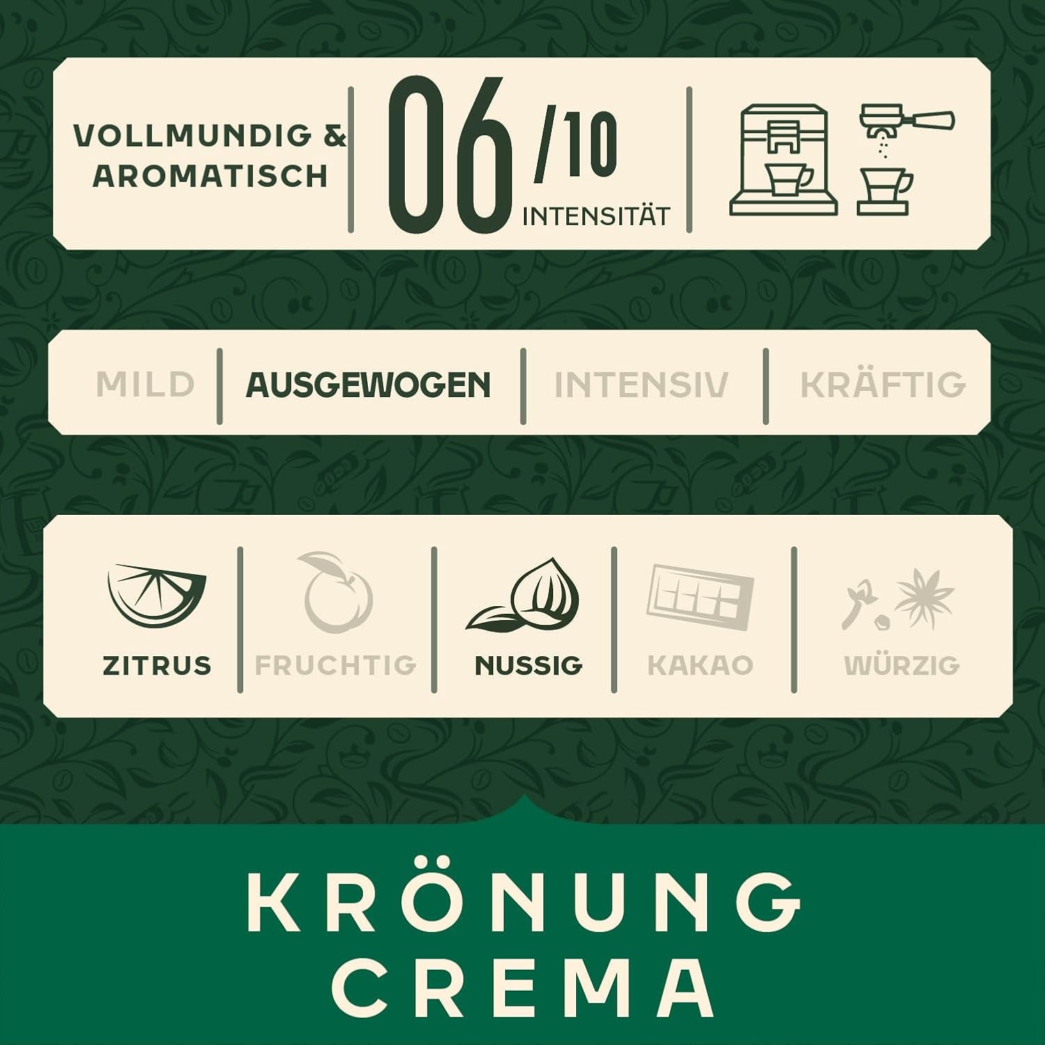 Jacobs Krönung Caffè Crème ganze Bohne, 1000 g