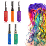 5 kleuren Tijdelijke haarverf voor kinderen Wasbare kleur Mascara Haarkrijt Salon Haarverf Naty Shop