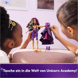 Unicorn Academy Deluxe Masked Ball Sophia - 24 cm pop uit de populaire Netflix-serie met 2 outfits, klassiek aankleden en rollenspel, vanaf 4 jaar Naty Shop Dolls