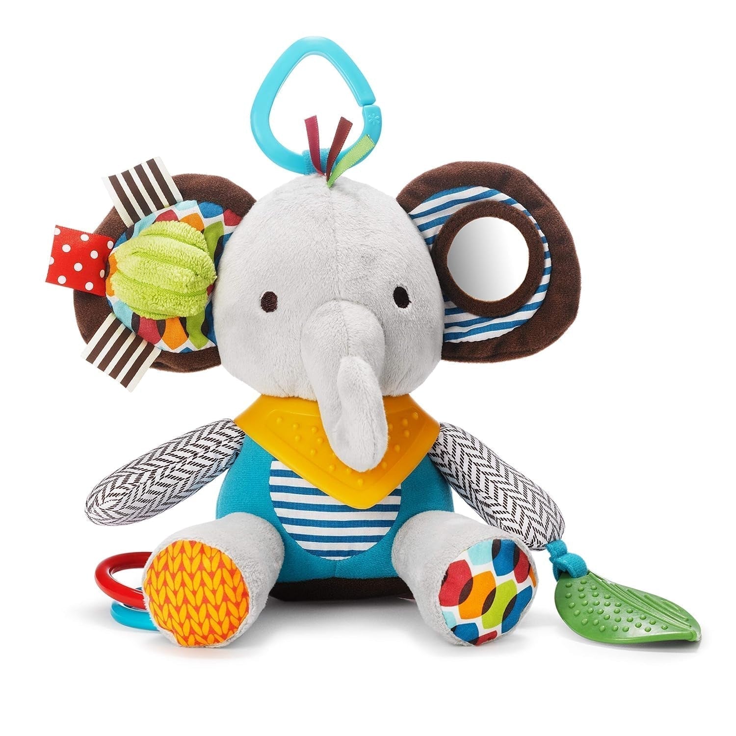 Skip Hop Bandana Buddies Activity Toy, zacht speelgoed voor baby's en kinderen, veelkleurig, olifant babyspeelgoed Naty Shop olifant