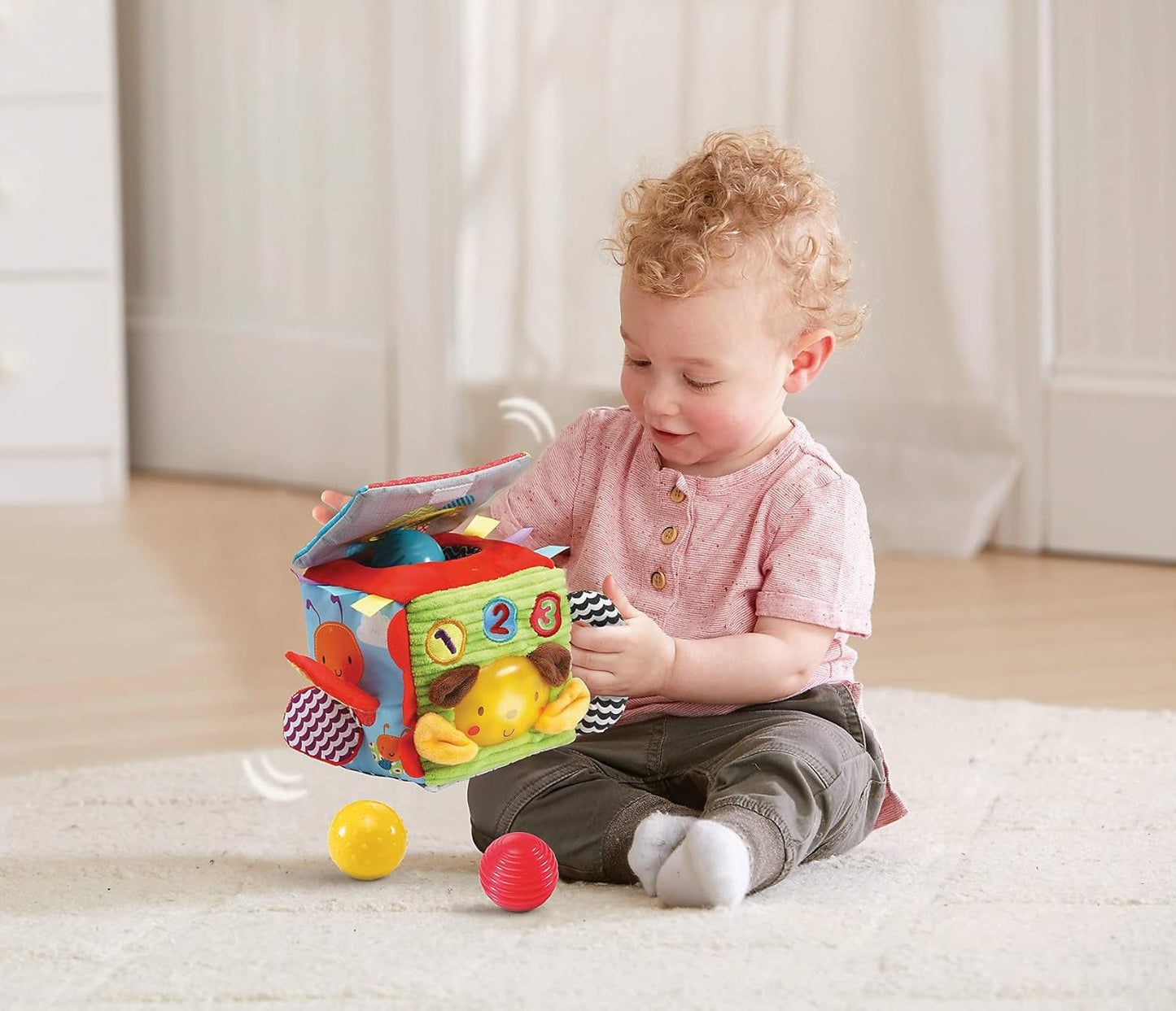 Vtech 80-528204 1-2-3 kubusknuffel voor kinderen Jucarii Bebe Naty Shop