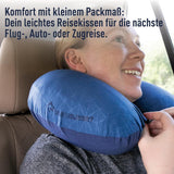 Sea to Summit - Eros Premium lendensteunkussen - Opblaasbaar steunkussen - Rugverlichting - 50D polyester materiaal - Compacte reistas - Service, reizen en auto-excursies - Marineblauw - 93g