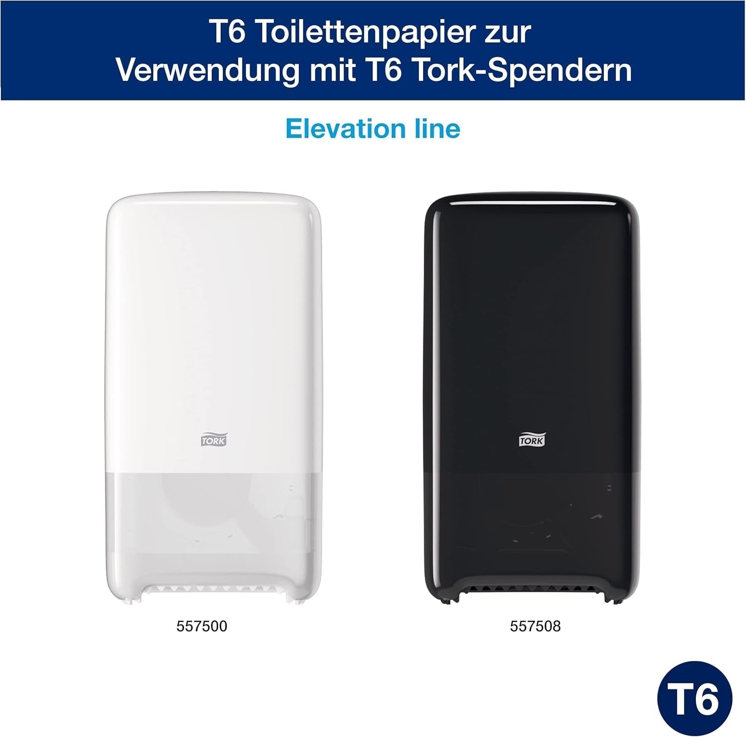 Tork 127530 Geavanceerde kwaliteit Midi zacht toiletpapier voor Tork T6 Dual Roll toiletpapierdispenser / 2-laags scheurbestendig zacht toiletpapier 27 stuks (27 x 100 meter)