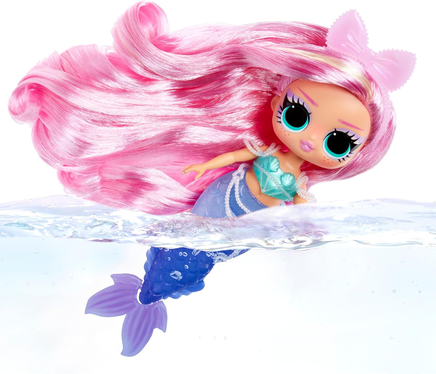 LOL Verrassing! Tweens - Lola Waves Zeemeermin - Modepop met van kleur veranderende staart, beweegbare vin en mooie accessoires - Speelgoed voor kinderen en verzamelaars vanaf 4 jaar