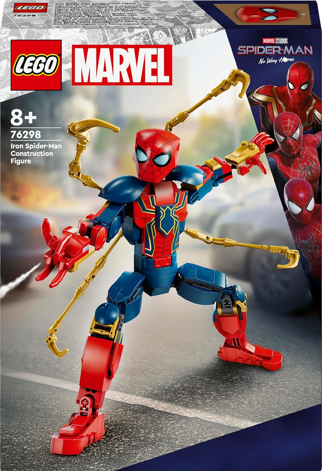 LEGO Marvel Iron Spider-Man bouwstenen Superheld-actiespeelgoed voor kinderen vanaf 8 jaar Jongens en meisjes Harnasset Bouwbaar model Avengers Cadeau-idee voor Marvel-filmfans 76298 Bouwsets bij LEGO-Store