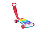 Fisher-Price Oplichtende gigantische xylofoon - elektronisch muziekinstrument om mee te trekken met liedjes met leerinhoud, voor kinderen, peuters vanaf 9 maanden, veelkleurig, versie: Frans, HJK40 Jucarii Bebe Naty Shop Francese