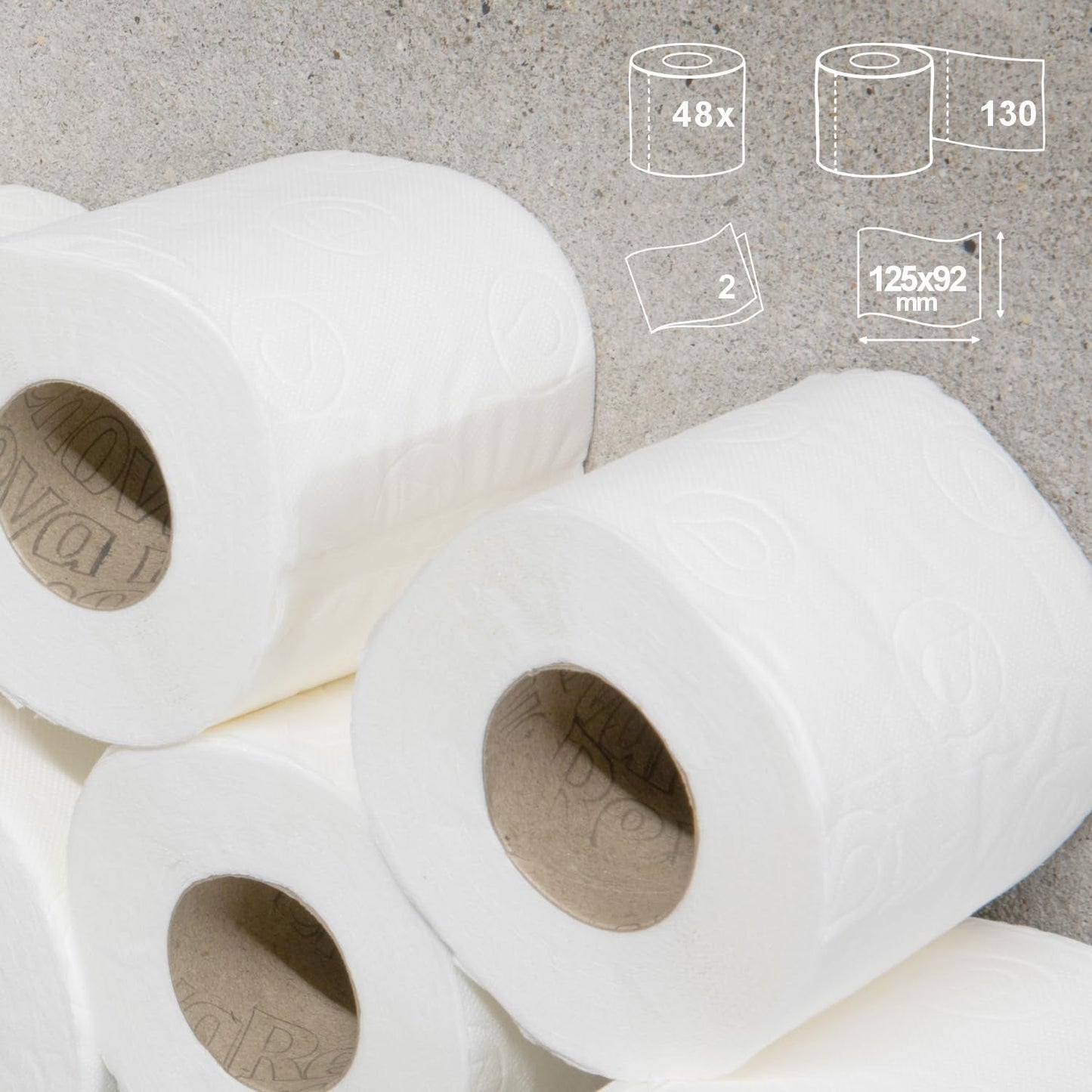 Toiletpapier Renova Super Prom - 48 rollen wit