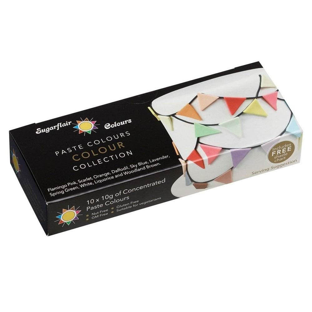 Sugarflair Multi Pasta Collectie Set/10