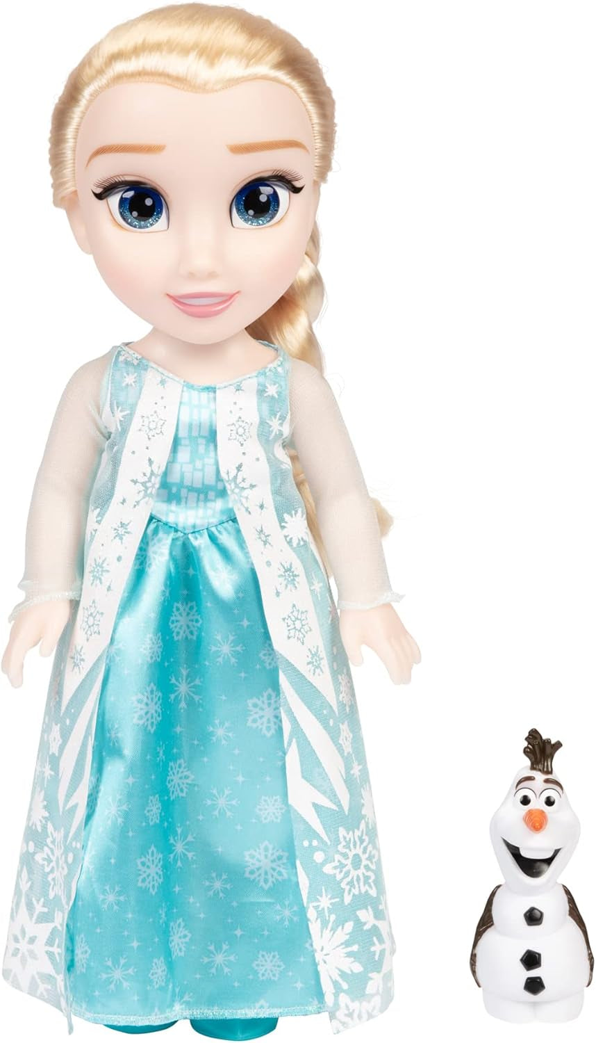 Disney Die Eiskönigin - Frozen - Zingende ELSA pop 35 cm, zingt "Let It Go", inclusief accessoires voor extra plezier, perfect voor meisjes vanaf 3 jaar, 225306, Türkis