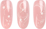 NÉONAIL Nagelstickers 3D - 61 Muster - Nail Charms - Nägel Selber Machen - Nails - Nageldesign - Accessoires - Nailart - Nail Art Zubehör - Nagel Deko - Nagelschmuck - Decoratie Nageldesign - Weiß