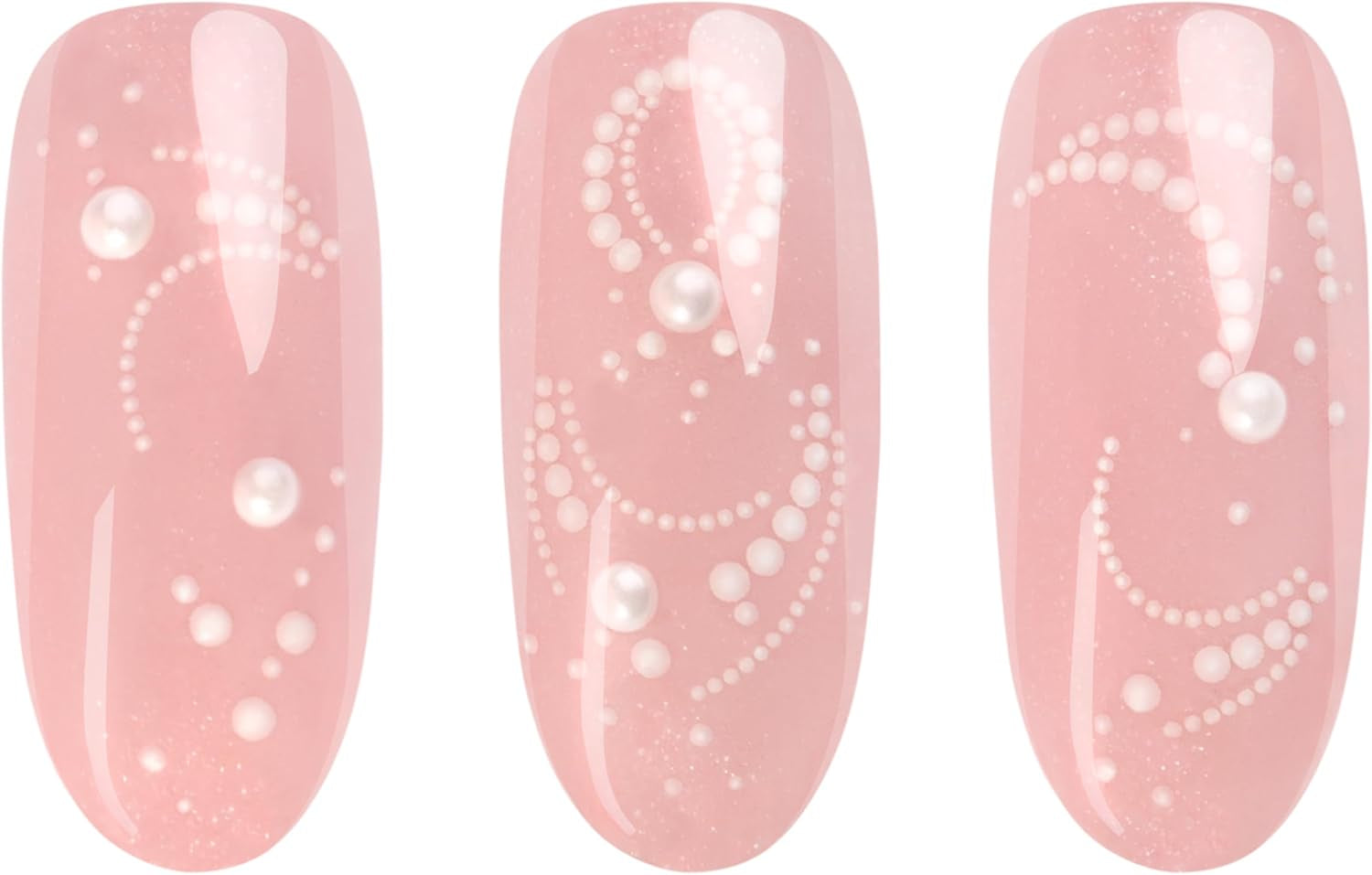 NÉONAIL Nagelstickers 3D - 61 Muster - Nail Charms - Nägel Selber Machen - Nails - Nageldesign - Accessoires - Nailart - Nail Art Zubehör - Nagel Deko - Nagelschmuck - Decoratie Nageldesign - Weiß