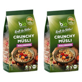 Krokante muesli met bessen Biozentrale | 375 g biologische Muesli | Ideaal voor het ontbijt en je kopje meeneemmuesli | Een alternatief voor mueslirepen