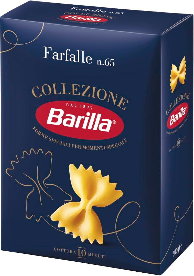 Barilla Collezione Farfalle Pasta gemaakt van hoge kwaliteit durumtarwe, altijd al dente, (1 x 500 g)