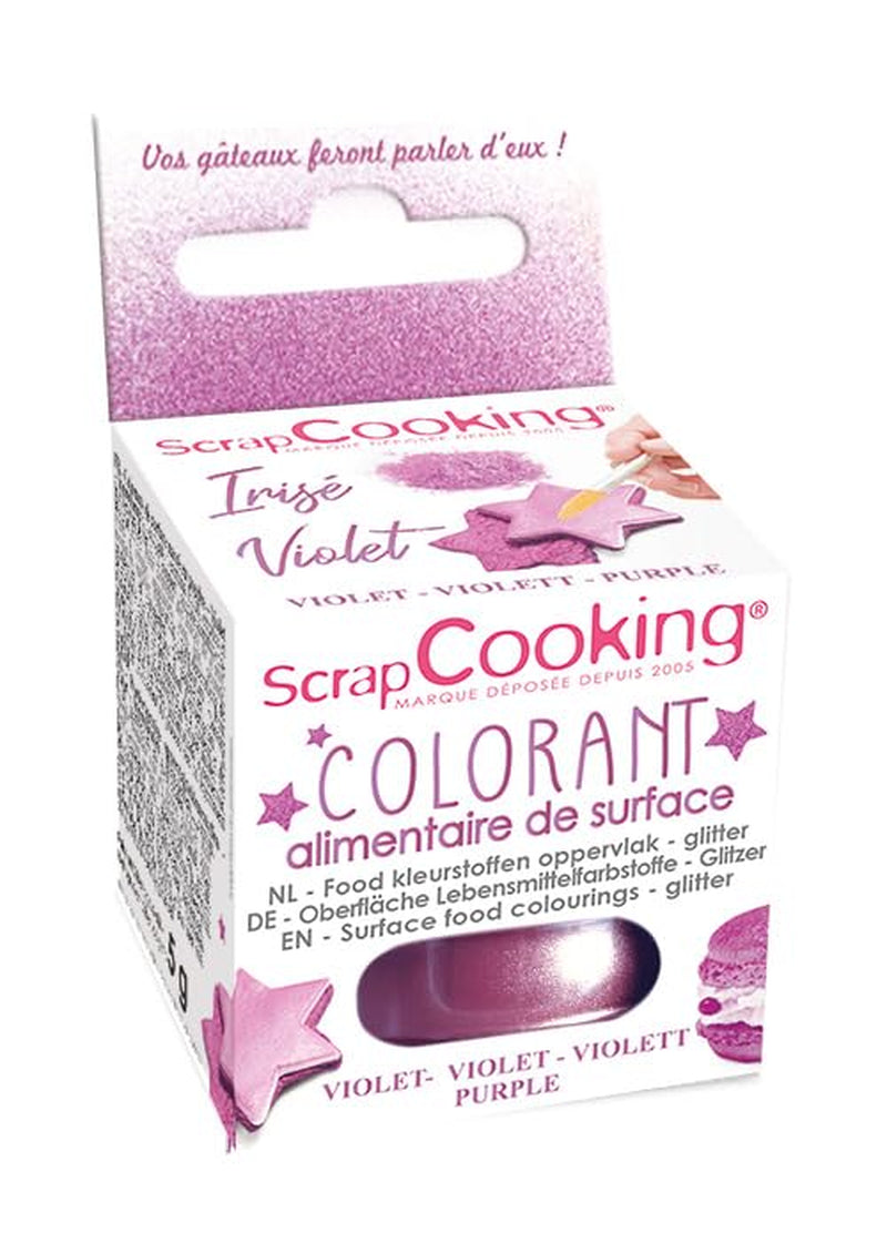 Scrapcooking - Lime Green Food Coloring - Eetbaar glitterpoeder voor oppervlakken - Voor cakes, koekjes, bitterkoekjes, chocolade en fudge - Lime Green - 4087