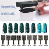 14 Stück Nail Art Werkzeug Magnetstift DIY Magic 3D Magnet Stick Set Verwendung Mit Cat Eye Gel Pulver Oder Nagelack - Magnetic Stift Katze Eye Pen voor ideale Katzenaugen Magische Effekt