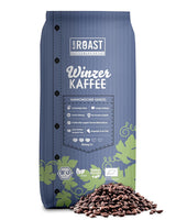 Blank Roast - BIO Winzer Kaffee 1000g - schonend mit Pfälzer Rebholz geröstet - ganze Kaffee-Bohnen aus Peru - 100% Arabica Röstung - schokoladig & nutig - säurearm