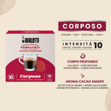 -Kaffee Lavazza®-compatibele Kapseln – Corposo – 16 Kapseln (Packung mit 3)