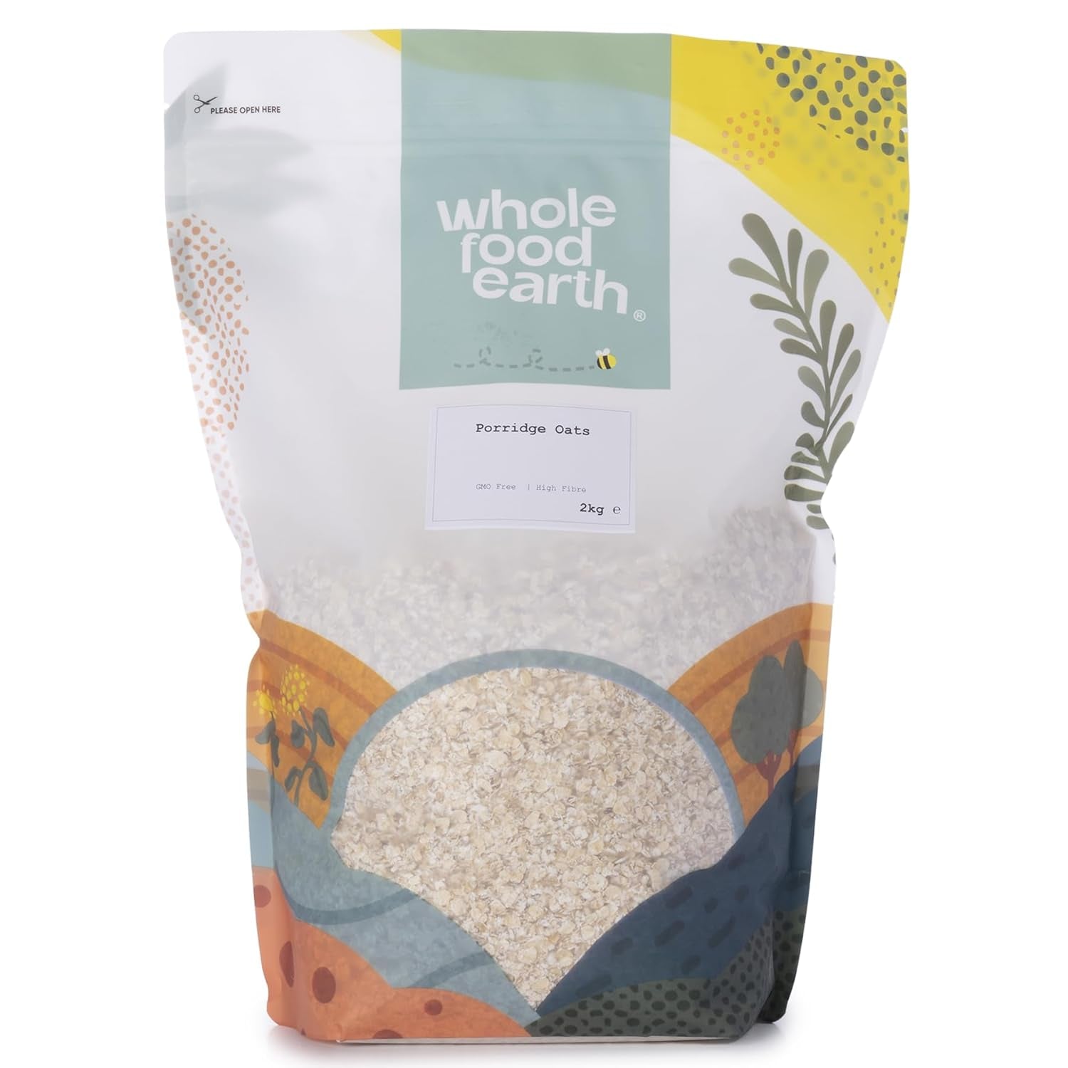Wholefood Aardehavermout 2 kg | Niet-GMO | Rijk aan vezels