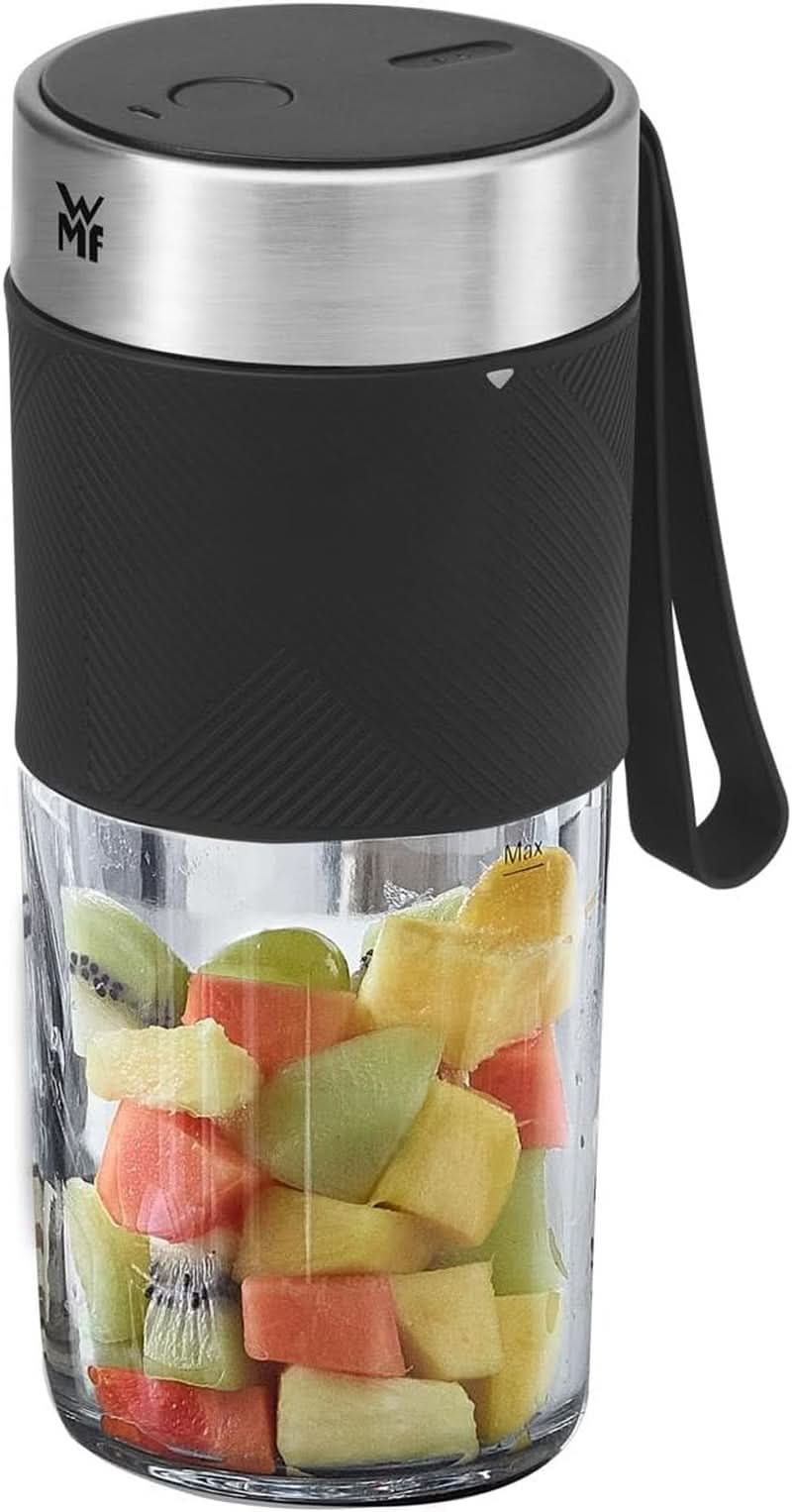 WMF Küchenminis Mix on the Go 300 Ml, Mini Mixer to Go, USB Mixer Smoothie Maker, Aufladbarer Personal Blender, Tragbarer Mixer voor Smoothies, Shakes Kitchen Naty Shop