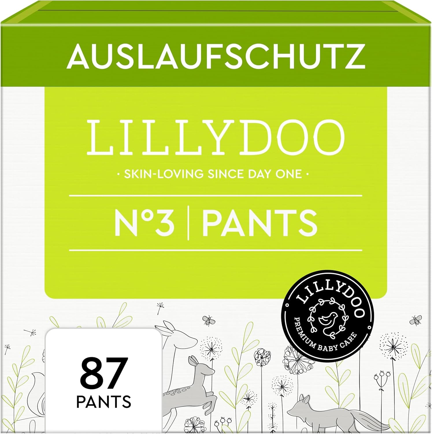 LILLYDOO Huidvriendelijke broek maat 5 (12-17 kg) Maanddoos (105 stuks)
