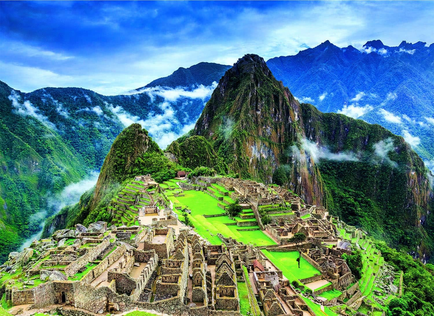 Clementoni 39604 Machu Picchu - Puzzel 1000 stukjes vanaf 9 jaar, Kleurrijke puzzel voor volwassenen met opvallende kleuren, Behendigheidsspel voor het hele gezin, Leuk cadeau-idee Puzzel Naty Shop