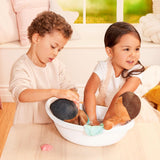 LullaBy – Poppenbad – Badset – Badspeelgoed – Poppenaccessoires – Realistisch waterspel – Kinderen vanaf 2 jaar