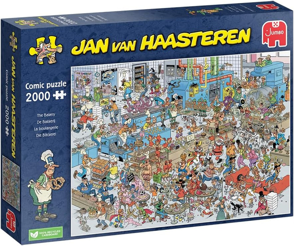 Jan Van Haasteren, De Bakkerij, puzzel 2000 stukjes voor volwassenen Puzzel Naty Shop Standaard titel