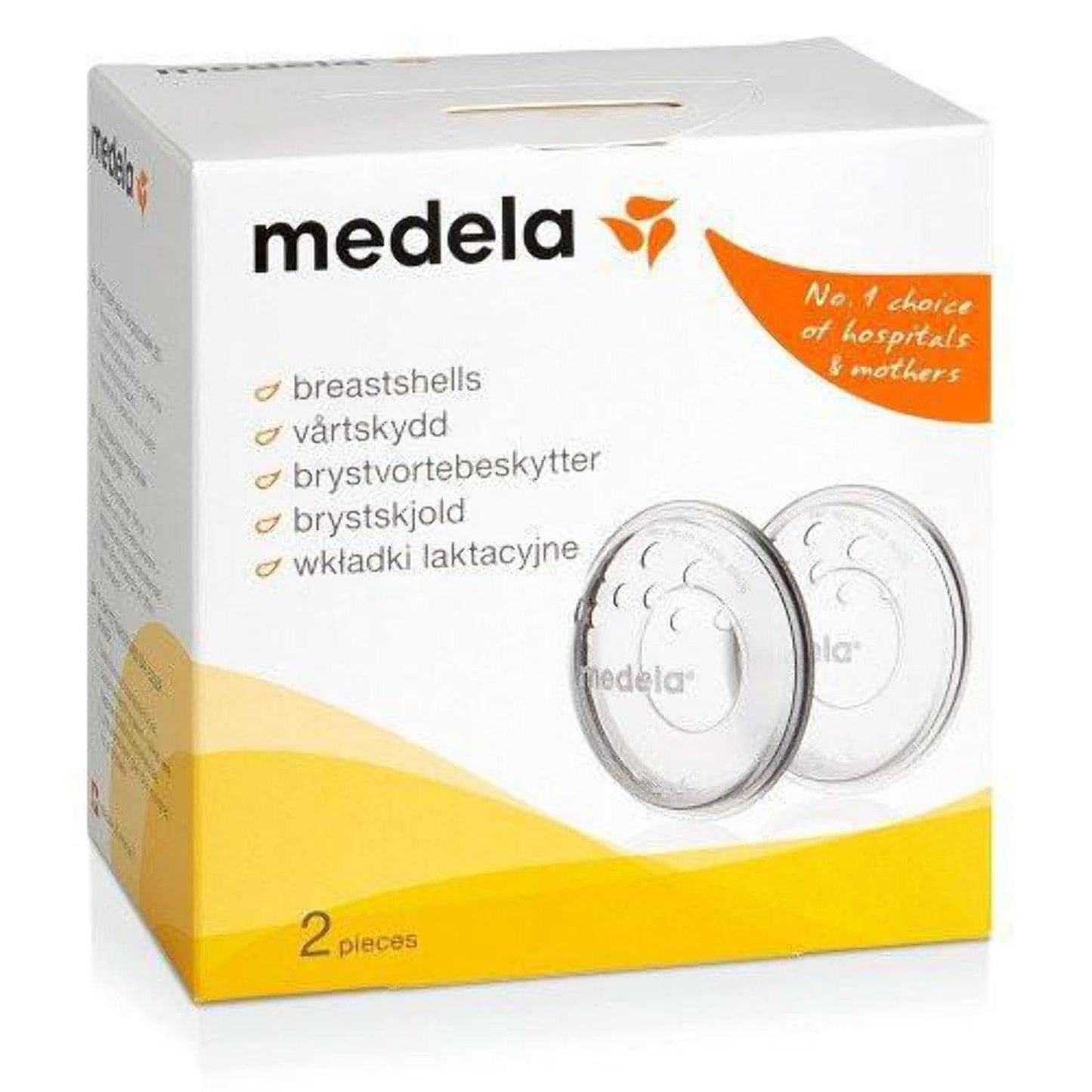 Medela borstschelpen - BPA-vrij, gemaakt van zachte siliconen, met ademende ventilatiegaten, inclusief 2 schelpen Accessoires Voeding en borstvoeding Bebe Naty Shop