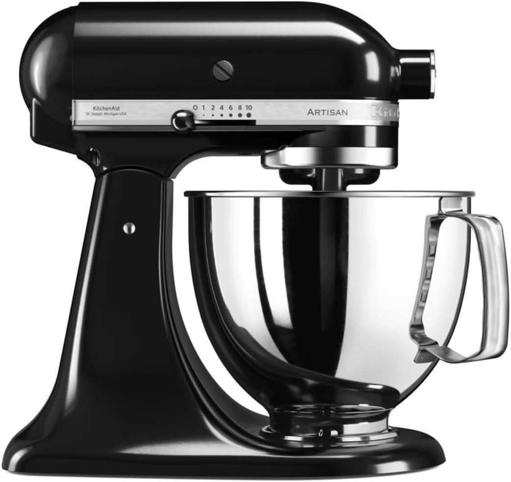 KitchenAid Artisan 5KSM125EER kommixer, 300W, 4,8L Naty Shop Zwart