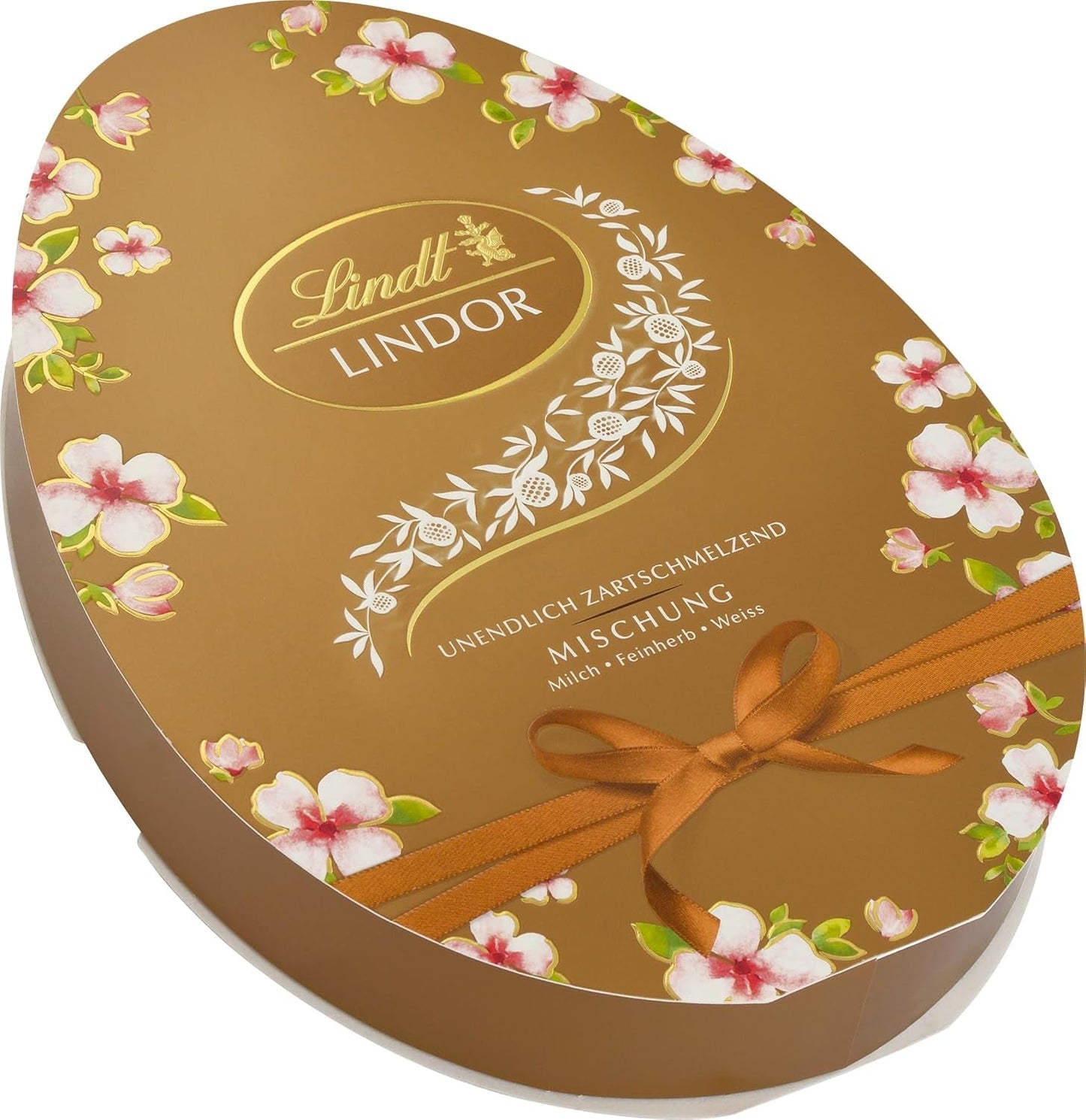 Paasmix Lindt Chocolade LINDOR | Doos 144g | LINDOR eieren die smelten in je mond in drie varianten: Melkchocolade, Pure chocolade, Hazelnoot | Paaschocolade | Geschenk van chocolade | 1 pakje