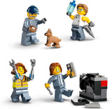 LEGO City schroothoop met auto's - speelgoed met schrootpers en kraan, 2 speelgoedauto's, 4 werkende minifiguren en kantoorgebouw - verjaardagscadeaus voor jongens en meisjes vanaf 8 jaar 60472 Besuche den LEGO-Store bouwsets