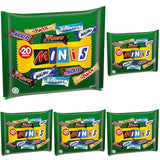 Gemengde mini's, Snickers, Bounty, Twix, Milky Way, chocolade bulkverpakking, één pakket (1 x 400 g) (pak van 5)