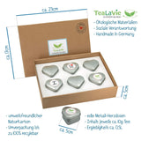 Tealavie Cadeauset van 6 fruitthee (60g) Proefset Geschenkdoos Bedankcadeau-ideeën voor vrouwen Collega's Moederdag 2024