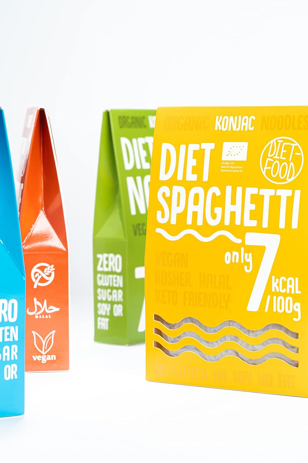 DIET-FOOD Biologische Shirataki Konjac Instant Rijst, Koolhydraatarm, Caloriearm, Veganistisch, Vetvrij, Sojavrij, Glutenvrij, Keto-vriendelijk, Afslankend, 300 Gram
