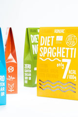 Fettuccine Konjac Noodles Bio Shirataki Diet-Food - 300 g, koolhydraatarm, suikervrij, keto, veganistisch, caloriearm, glutenvrij en eivrij, gemaakt van Konjac-meel