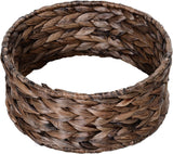 PawHut Rotan Katzenkorb Katzenhöhle Katzenhütte Katzenbett mit Kissen Haustierbett Wasserhyazinthe Kaffee 50 x 42 x 60 cm