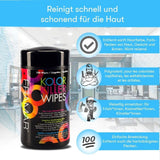 FRAMAR Remover voor geverfd haar - Remover voor geverfd haar, Remover voor geverfd haar, Remover voor geverfd haar, Accessoires voor het verven van haar, Remover voor geverfd haar, Remover voor geverfd haar - 100 doekjes Haarverf Naty Shop