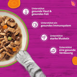 WHISKAS TASTY MIX Nassfutter in Saus voor Katzen 40 x 85g Chef's Choice