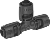 Gardena Micro-Drip-irrigatiesysteem T-stuk 13 mm (1/2"): connector voor 13 mm toevoerleidingen, T-tak, automatische irrigatie, herbruikbaar (13201-20)