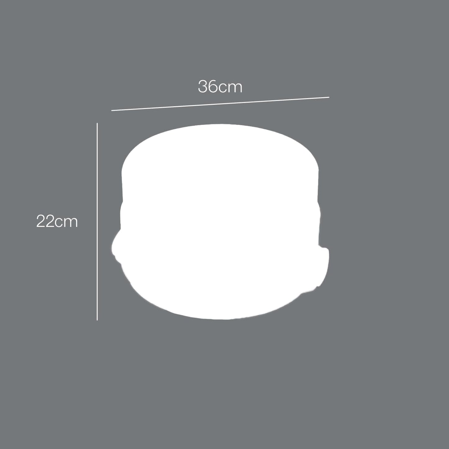 Metaltex taartvorm, in hoogte verstelbaar, polypropyleen, wit/transparant, ⌀ 30 cm, in hoogte verstelbaar 8 en 15 cm Voedselbewaardozen Naty Shop