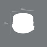 Metaltex taartvorm, in hoogte verstelbaar, polypropyleen, wit/transparant, ⌀ 30 cm, in hoogte verstelbaar 8 en 15 cm Voedselbewaardozen Naty Shop
