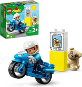 LEGO 10967 DUPLO Politiemotor, politiespeelgoed voor peuters vanaf 2 jaar, ideaal speelgoed voor de motoriek van baby's, speelgoedmotorbouwsets Besuche den LEGO-Store Single