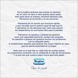 Regina Feeling - 42 rollen toiletpapier, 175 vellen met drie lagen, natuurlijk katoenextract en delicate geur, 60% gerecyclede plastic verpakking, 100% Fsc-gecertificeerd papier