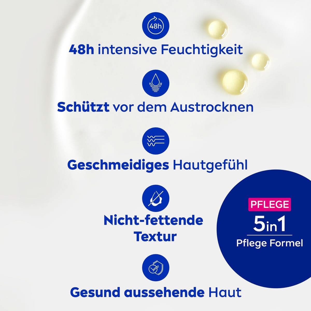 NIVEA Rich Body Milk, intensief voedende bodycrème met amandelolie, 400 ml Douche en bad Naty Shop