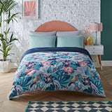 Night Lark dekbed zonder dekbed Super King 6 Tog lente zomer - abstracte golven. Superzachte, comfortabele en lichtgewicht deken. Machinewasbaar en sneldrogend, alles in één set Omkeerbare kussenslopen Naty Shop Dekbedden en dekbedden Palmbomen in pastelkleuren Eenpersoonsbed